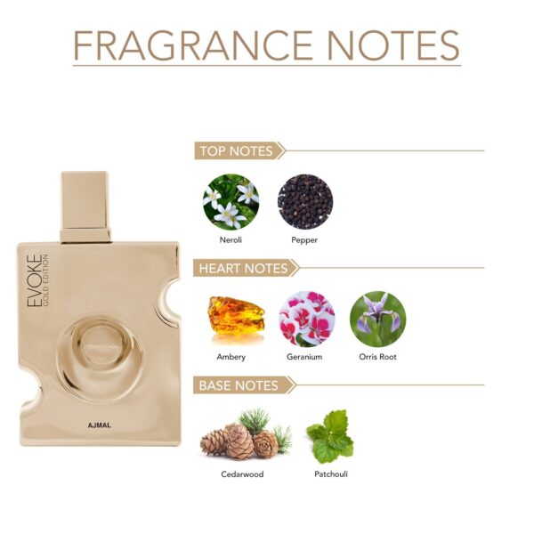 Perfume Evoke Gold Edition Eau De perfume 90ml For Men By Ajmal
