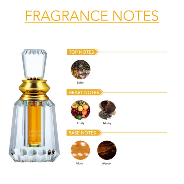 Attar Oudh Mukhallat 6 Ml For Unisex By Ajmal