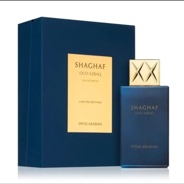 Perfume Shaghaf Oud Azraq 75 ml For UniSex By Swiss Arabian