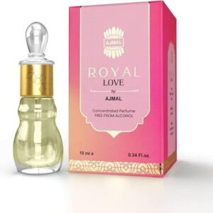 Ajmal Royal Love Attar - 10ml Concentrated Perfume Oil - For Women Alcohol Free Sweet Fruity Floral Long Lasting CPO