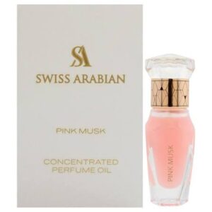 Swiss Arabian Pink Musk Attar - 6ml Concentrated Perfume Oil - For Women Sweet Floral Musky Roll-On